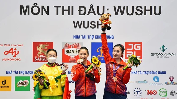 Những khoảnh khắc đẹp của wushu Việt Nam ngày 14/5