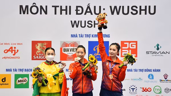 Những khoảnh khắc đẹp của wushu Việt Nam ngày 14/5