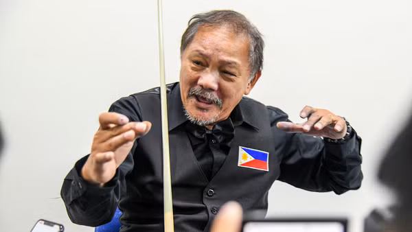 Huyền thoại bi-a Efren Reyes: "Tôi nghĩ mình sẽ chơi bi-a đến năm 80 tuổi". (Ảnh: THÀNH ĐẠT)