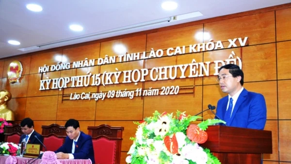 Đồng chí Trịnh Xuân Trường, Phó Chủ tịch UBND tỉnh được bầu giữ chức Chủ tịch UBND tỉnh Lào Cai, nhiệm kỳ 2016-2021.