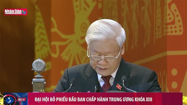 Đại hội bỏ phiếu bầu Ban Chấp hành Trung ương khóa XIII