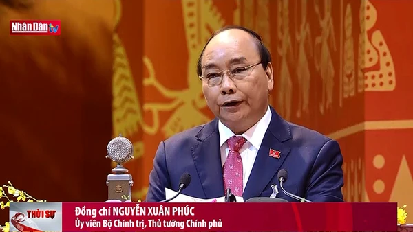 Thủ tướng Nguyễn Xuân Phúc phát biểu khai mạc Đại hội Đảng toàn quốc lần thứ XIII