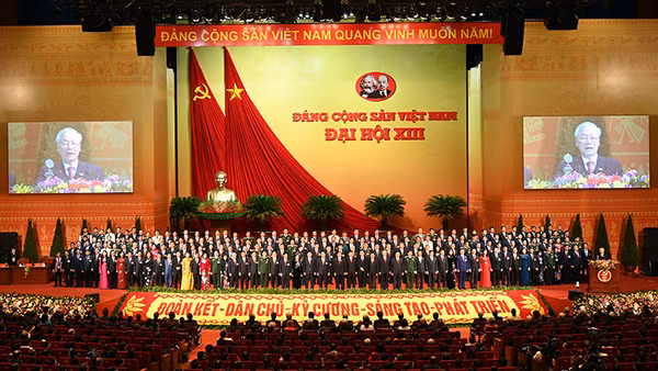 Ban Chấp hành Trung ương Đảng khóa XIII. Ảnh: Duy Linh 