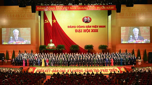 Ban Chấp hành Trung ương Đảng khóa XIII. Ảnh: Duy Linh 