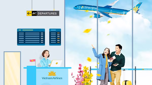 Khách hàng có thể đặt mua trước dịch vụ vận chuyển mai, đào tại các phòng vé trên toàn quốc.