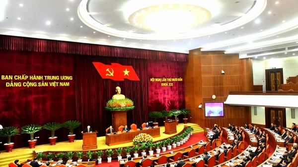 Thông cáo báo chí về ngày làm việc thứ tư của Hội nghị lần thứ 14 Ban Chấp hành Trung ương Đảng khóa XII