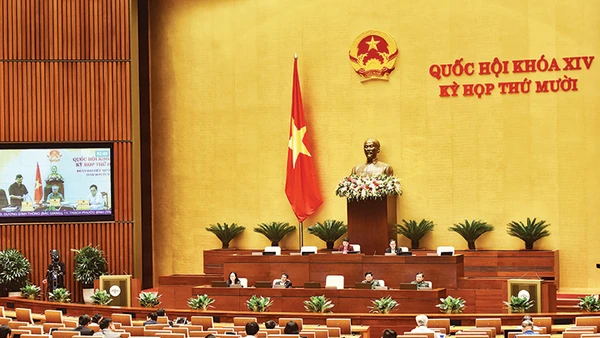 Toàn cảnh Kỳ họp thứ mười, Quốc hội khóa XIV.Ảnh | Quang Khánh