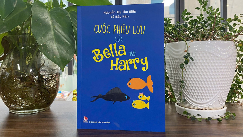 Cuốn sách “Cuộc phiêu lưu của Bella và Harry”. (Ảnh: Nhà xuất bản Kim Đồng)