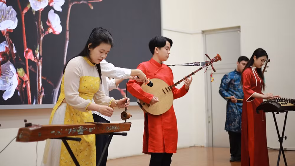 Một tiết mục văn nghệ tại chương trình.