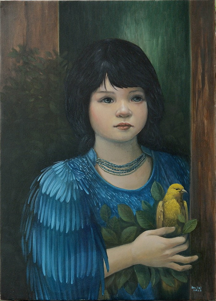 Tác phẩm "Chú chim vàng". nguyennhuduc-chuchimvang.jpg