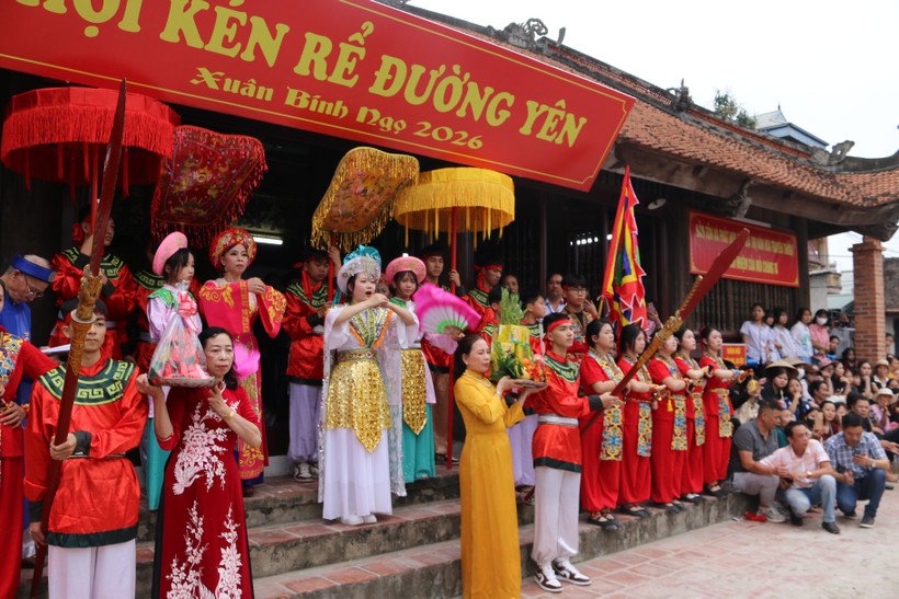 Hội Kén rể làng Đường Yên vinh dự trở thành Di sản văn hóa phi vật thể quốc gia.