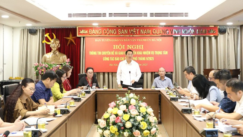 Ban Tuyên giáo Thành uỷ Hà Nội thông báo những nội dung quan trọng của Đại hội Thi đua yêu nước thành phố.