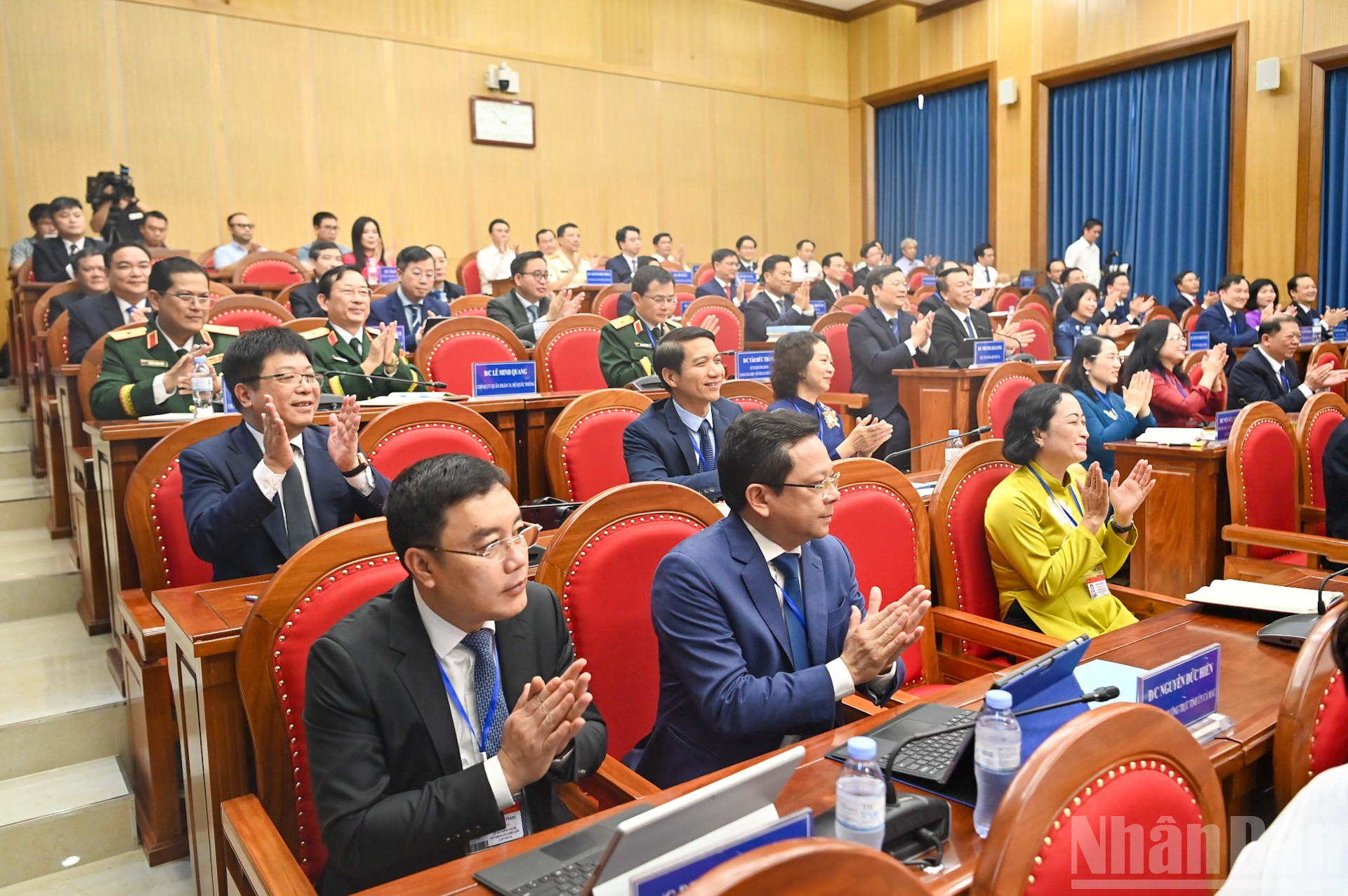 Các học viên Lớp bồi dưỡng, cập nhật kiến thức, kỹ năng đối với cán bộ quy hoạch Ủy viên Ban Chấp hành Trung ương Đảng khóa XIV (lớp thứ tư). ndo_br_3-7705.jpg