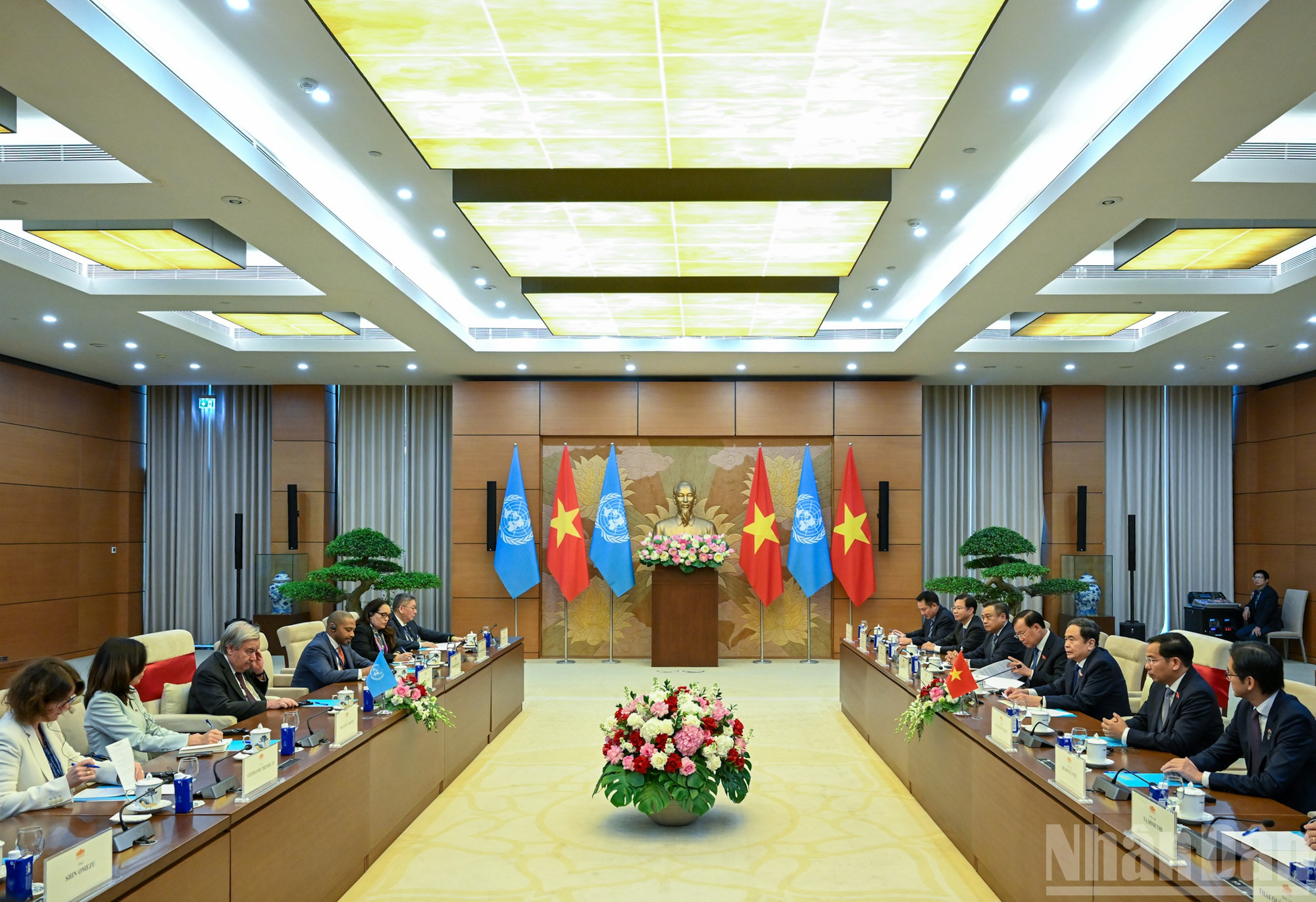 Quang cảnh cuộc tiếp tại Nhà Quốc hội. (Ảnh: DUY LINH) ndo_br_bnd-2412.jpg