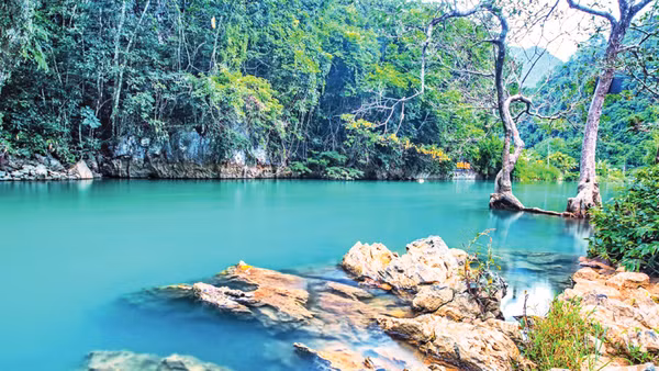 Suối Lê Nin, Pác Bó, xã Trường Hà (mới), tỉnh Cao Bằng.