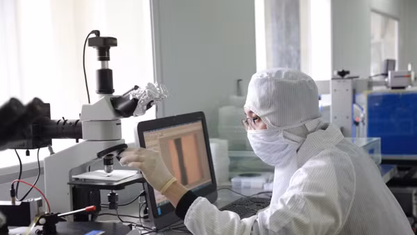 Hoạt động nghiên cứu, thí nghiệm tại Trường Đại học Khoa học tự nhiên (Đại học Quốc gia Hà Nội). (Ảnh: NGỌC DIỆP)
