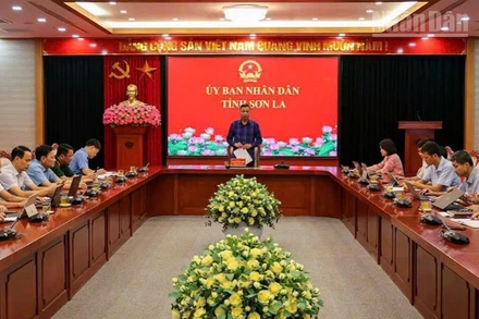 Ủy ban nhân dân tỉnh Sơn La triệu tập họp bàn giải pháp phòng, chống bão số 3.