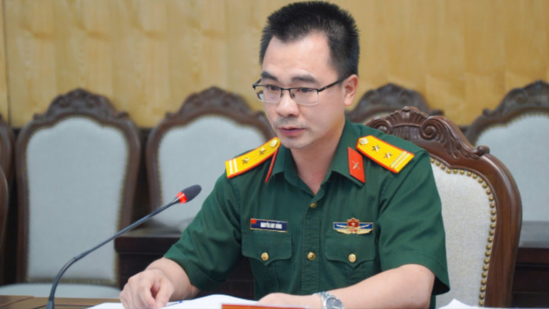Trung tá Nguyễn Huy Hùng – biên tập Phim tài liệu "Nhà báo chiến sĩ". z6714538370661-8ad8366add2c00b24e1d62a48c5a8cf8-5561.jpg