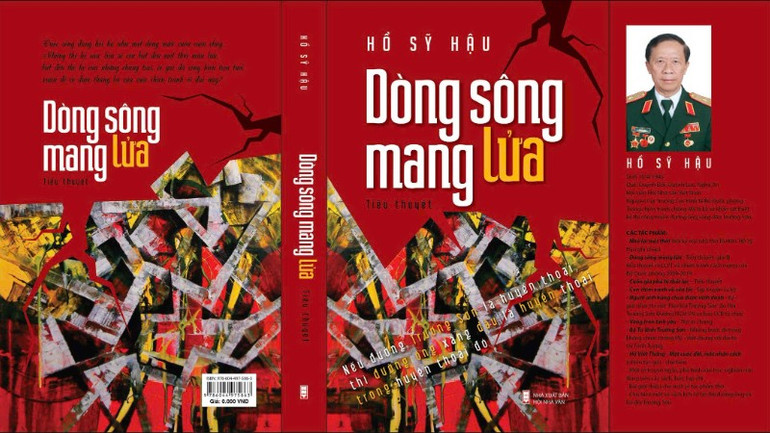 Bìa tiểu thuyết "Dòng sông mang lửa". z6807340152868-21b0cc59ef582fcfa3f0c74218388b54-5813.jpg