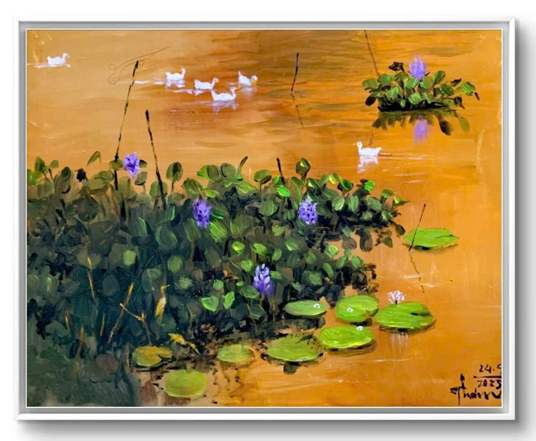The work has the simple beauty of Quynh Thom. z7082936229742-145117e6627df2dd5ad56bf32bdf7455.jpg