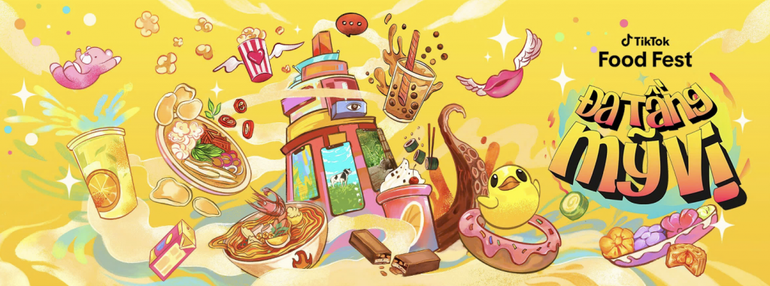 "TikTok Food Fest 2025-Đa tầng mỹ vị" với rất nhiều hoạt động thú vị từ trực tuyến đến thực tế. chu-o-ng-tri-nh-tiktok-food-fest-202520250918111953.png