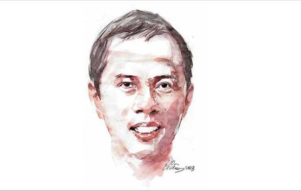 Portrét básníka Tran Le Khanh od umělce Do Hoang Tuonga. tran-le-khanh-do-h-tuong-vanvn.jpg