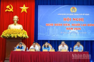 Hội nghị “Nghe đoàn viên, người lao động nói” năm 2026 được tổ chức ở phường Bàn Thạch, thành phố Đà Nẵng.
