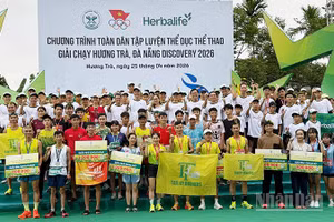 “Chương trình toàn dân tập luyện thể dục thể thao - giải chạy Hương Trà, Đà Nẵng discovery 2026” được thiết kế nhằm hiện thực hóa mục tiêu nâng cao sức khỏe toàn dân thông qua các hoạt động thể chất đa dạng.