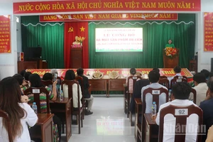 Quang cảnh buổi lễ.