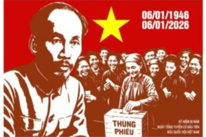 Tác phẩm: Kỷ niệm 80 năm Ngày Tổng tuyển cử đầu tiên bầu Quốc hội Việt Nam (06/01/1946-06/01/2026) của tác giả Nguyễn Anh Minh - tỉnh Phú Thọ.