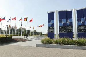 Trụ sở NATO tại Brussels, Bỉ. (Ảnh: THX/TTXVN)