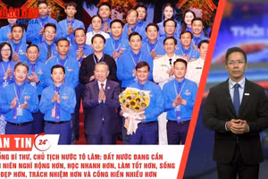[Video] Thời sự 24h ngày 25/6/2026: Tổng Bí thư, Chủ tịch nước Tô Lâm: Đất nước đang cần thanh niên nghĩ rộng hơn, học nhanh hơn, làm tốt hơn, sống đẹp hơn, trách nhiệm hơn và cống hiến nhiều hơn