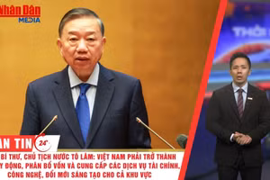 [Video] Thời sự 24h ngày 30/6/2026: Tổng Bí thư, Chủ tịch nước Tô Lâm: Việt Nam phải trở thành nơi huy động, phân bổ vốn và cung cấp các dịch vụ tài chính, công nghệ, đổi mới sáng tạo cho khu vực