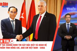 [Video] Thời sự 24h ngày 23/6/2026: Tiếp tục khẳng định tin cậy đặc biệt và quan hệ thắm tình đồng chí, anh em Việt Nam - Cuba 
