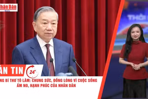 Thời sự 24h ngày 25/3/2026: Tổng Bí thư Tô Lâm: Chung sức, đồng lòng vì cuộc sống ấm no, hạnh phúc của Nhân dân