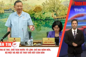[Video] Thời sự 24h ngày 4/8/2026: Tổng Bí thư, Chủ tịch nước Tô Lâm: Chỉ 2 năm nữa bộ mặt Hà Nội sẽ thay đổi rất căn bản