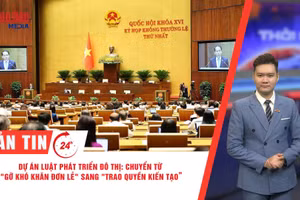 [Video] Thời sự 24h ngày 7/8/2026: Dự án Luật Phát triển đô thị: Chuyển từ "gỡ khó khăn đơn lẻ" sang "trao quyền kiến tạo"