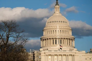 Tòa nhà Quốc hội Mỹ tại Washington, D.C. (Ảnh: THX/TTXVN)