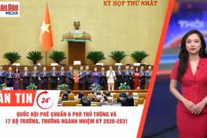 [Video] Thời sự 24h ngày 8/4/2026: Quốc hội phê chuẩn 6 Phó thủ tướng và 17 Bộ trưởng, trưởng ngành nhiệm kỳ 2026-2031