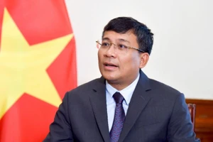 Đồng chí Nguyễn Minh Vũ, Ủy viên dự khuyết Trung ương Đảng, Thứ trưởng Thường trực Bộ Ngoại giao, Chủ tịch Hội nghị các quốc gia thành viên Công ước Liên hợp quốc về Luật Biển lần thứ 35. (Ảnh: Bộ Ngoại giao)