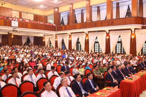 Quang cảnh tại Lễ khai giảng năm học 2025-2026 của Học viện Chính trị quốc gia Hồ Chí Minh. 