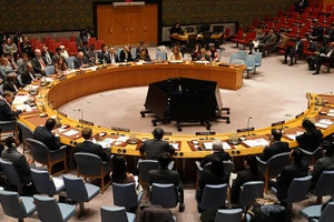 Toàn cảnh phiên họp của Hội đồng Bảo an Liên hợp quốc, tại New York , Mỹ, ngày 29/12/2025. (Ảnh: THX/TTXVN)