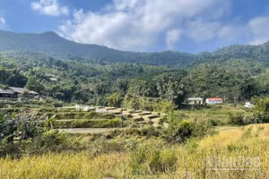 Phần lớn các thôn đặc biệt khó khăn của Thái Nguyên nằm ở vùng cao, vùng sâu, vùng xa. (Trong ảnh: Một góc thôn Coọc Mu, xã Đồng Phúc). (Ảnh: TUẤN SƠN)