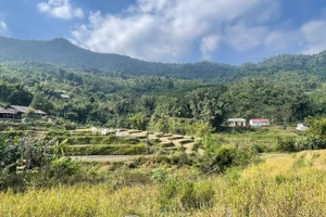 Phần lớn các thôn đặc biệt khó khăn của Thái Nguyên nằm ở vùng cao, vùng sâu, vùng xa. (Trong ảnh: Một góc thôn Coọc Mu, xã Đồng Phúc). (Ảnh: TUẤN SƠN)