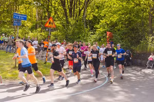 Đường chạy trong công viên.