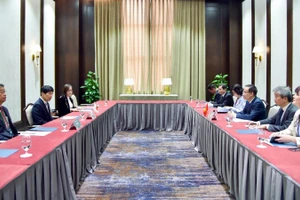 Quang cảnh buổi tiếp. (Ảnh: Bộ Ngoại giao)