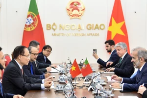 Quang cảnh cuộc hội đàm. (Ảnh: Bộ Ngoại giao)