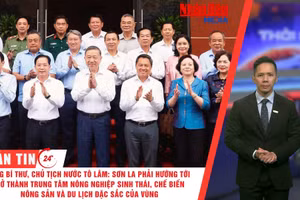 [Video] Thời sự 24h ngày 16/7/2026: Tổng Bí thư, Chủ tịch nước Tô Lâm: Sơn La phải hướng tới thành trung tâm nông nghiệp sinh thái, chế biến nông sản và du lịch đặc sắc của vùng