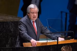 Tổng Thư ký Liên hợp quốc Antonio Guterres. (Ảnh: Tân Hoa Xã)