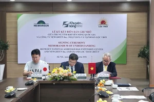 Các đơn vị thực hiện ký cam kết biên bản ghi nhớ.